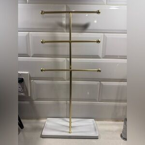 Umbra Gold Jewelry Stand Brand New